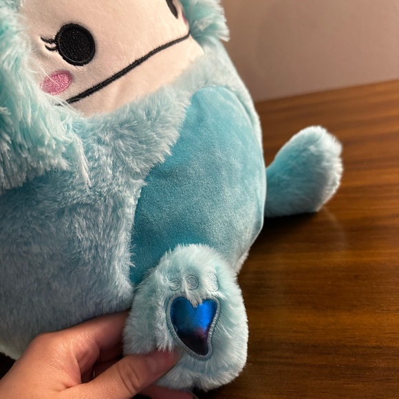 Squishmallows Fuzzamallows Joelle Big Foot Rare Tag 12” - Picture 7 of 7
